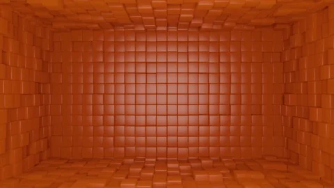 Abstract Cubes Room, 3d Animation 4k Video stock 72898970