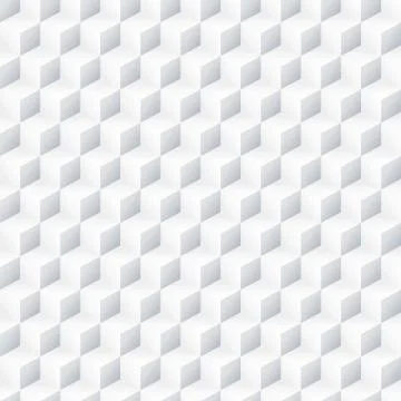 Abstract cubes seamless background, 3d illustration Stock Illustration