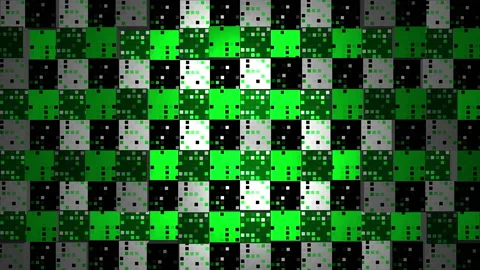 Abstract cubes. Sparkling cubes in the neon spectrum, fluorescent pixel wobbles 스톡 동영상 139712442