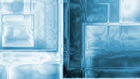 Abstract Cubic Prism Background Stock Illustration