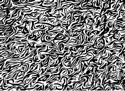 Abstract Curly Background Stock Illustration