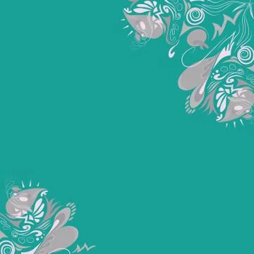 Abstract curve background composition Stock Illustration