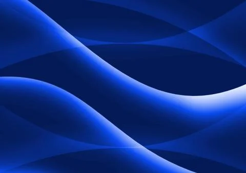 Abstract curve with blue background Stock Illustration