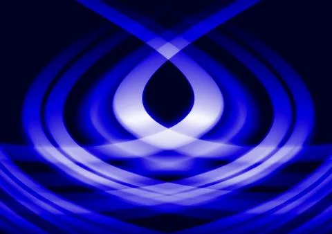 Abstract curve with blue background Illustrazione stock