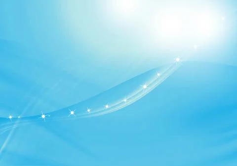 Abstract curve blue background Stock Illustration