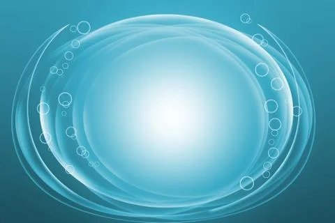 Abstract curve blue background Stock-Illustration