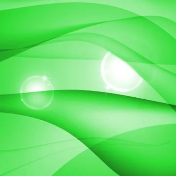Abstract curve with green background 스톡 일러스트
