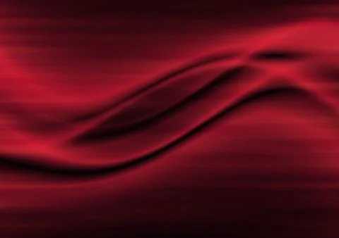 Abstract curve with grunge, red background Stock-Illustration