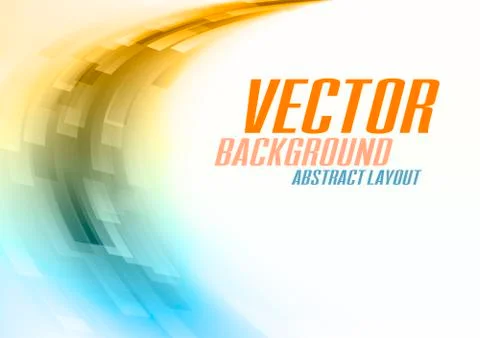 Abstract curve Illustrazione stock