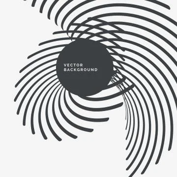 Abstract curve lines background Stock Illustration