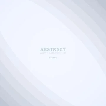 Abstract curve lines layer elegant business white background with space for y Stock Illustration