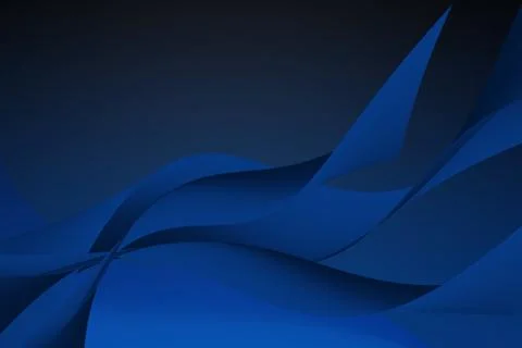 Abstract curve navy blue background Stock Illustration