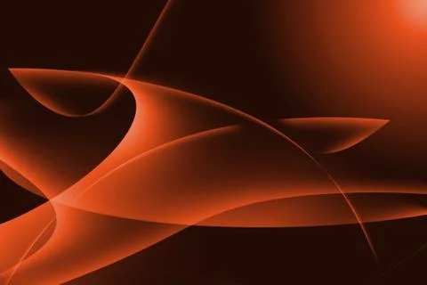 Abstract curve, orange background 스톡 일러스트