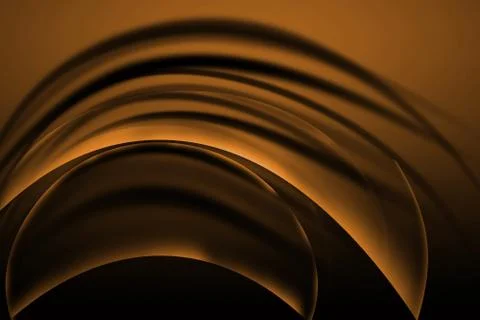 Abstract curve orange background Stock Illustration