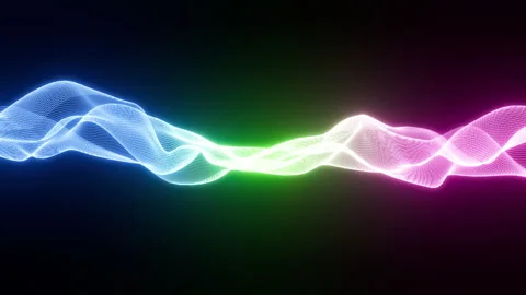 Abstract Curve Pulse Vídeo Stock 296334651