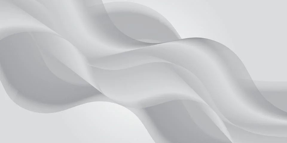 Abstract curve shape flow background vector. Grey gradient illustration bac.. Illustrazione stock