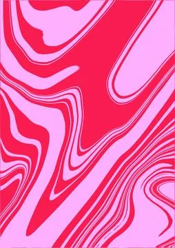 Abstract curved background Deformed pattern, trend colors Stock Illustration