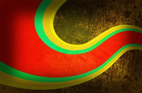 Abstract curved bands Stock Photos