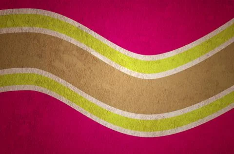 Abstract curved bands Stock Photos
