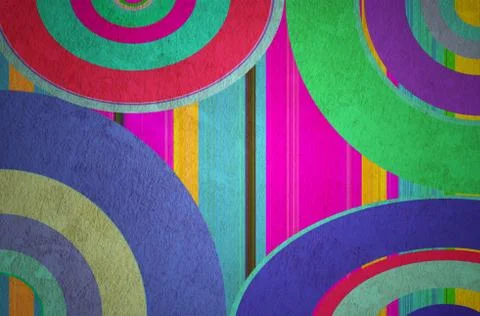 Abstract curved bands Stock Photos