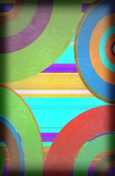 Abstract curved bands Stock Photos