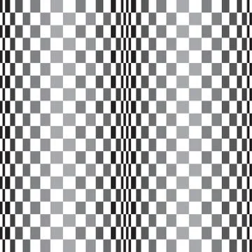 Abstract curved grid vector background pattern., in a black and white palette Stock Illustration
