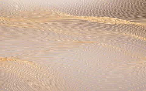 Abstract curved lines background, 3d rendering. Stock Illustration
