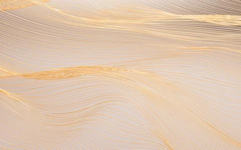 Abstract curved lines background, 3d rendering. Stock Illustration