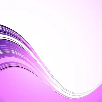 Abstract curved lines background. Template brochure design Stock Illustration