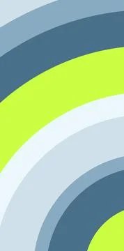 Abstract curved lines in cool and bright color palette Stock Illustration