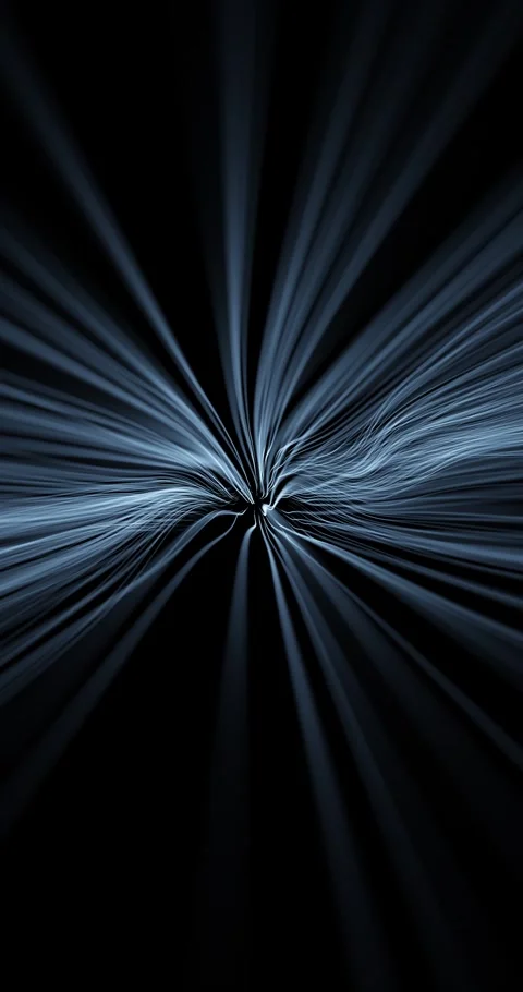 Abstract curved lines ripple into the distance loop vertical background Stock Footage 346629503