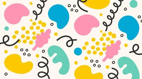 Abstract Curved Shape Illustration Background Stock Illustration
