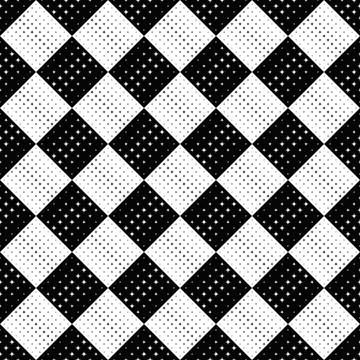 Abstract curved star pattern background - monochrome vector design 스톡 일러스트