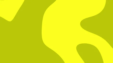 Abstract, curved, yellow design with two shades for modern projects Video stock 289502908