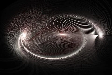 Abstract curves Stock Illustration