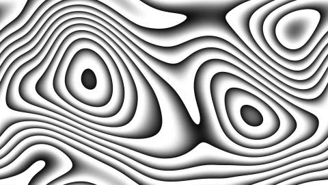 Abstract curves - parametric curved lines and shapes 4k seamless background Stock Illustration