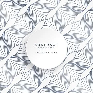 Abstract curvy lines pattern background Stock Illustration
