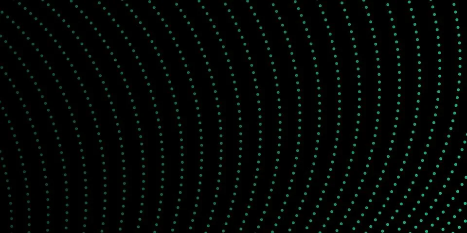 Abstract curvy spots, geometric pattern forming wave-like curved shapes on .. Stockillustratie