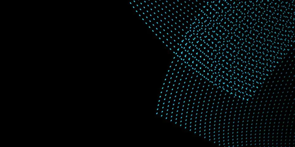 Abstract curvy spots, geometric pattern forming wave like curved shapes on .. Stockillustratie