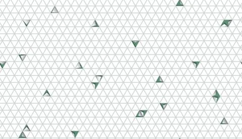 Abstract cut paper seamless pattern with triangles. Vector illustration. Illustrazione stock