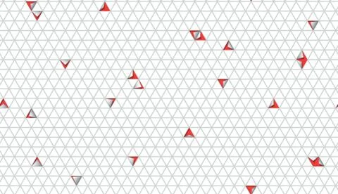 Abstract cut paper seamless pattern with triangles. Vector illustration. Stock Illustration