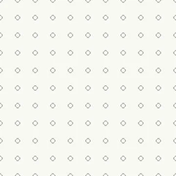 Abstract cute pattern with geometric rings. Trendy vector cute pattern. Seamless Illustrazione stock