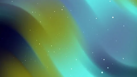 Abstract Cyan and Olive Gradient Background with Particles Vídeo Stock 335795739