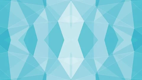 Abstract cyan blue loop triangle shapes motion animation background Stock Footage 341897045