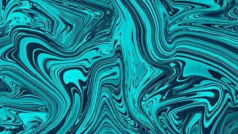Abstract Cyan Blue Marble Liquid Wave Texture Background Stock Illustration