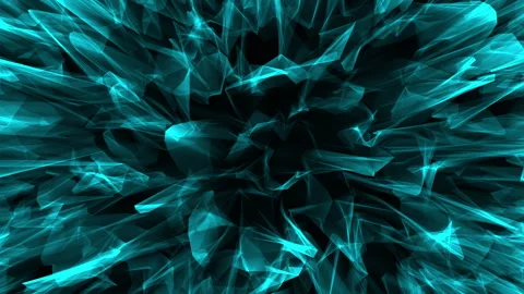 Abstract cyan digital waves flowing animation Stock Footage 336240580