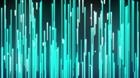 Abstract cyan energy streams horizontal technology background. Stock Footage 48902985