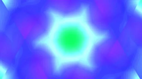 Abstract Cyan Gradient Background Loop with Soft Geometric Prism Light Effect Stock Footage 336171159