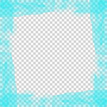 Abstract Cyan Ink Frame Stock Photos