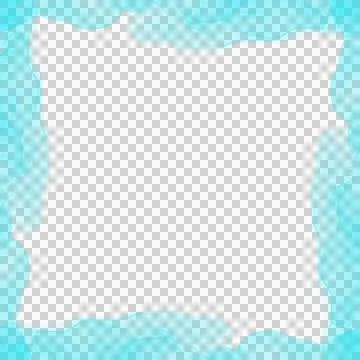 Abstract Cyan Ink Frame Stock Photos